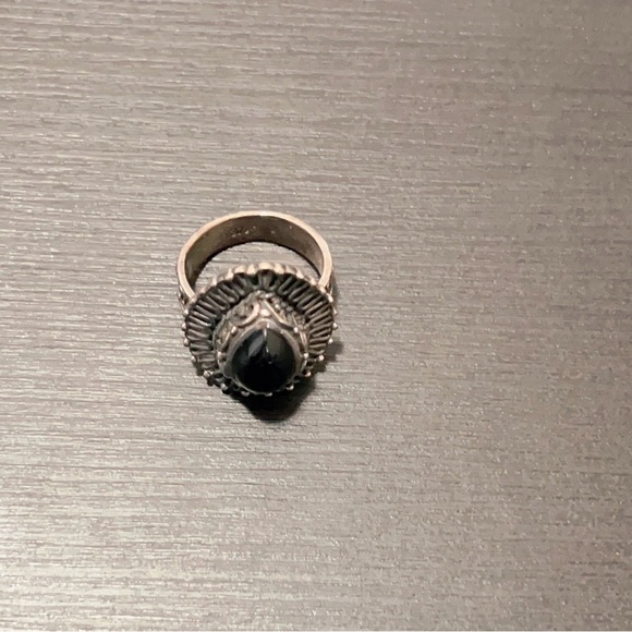 Silver Ring Onyx - Picture 2 of 3